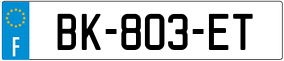 Truck License Plate