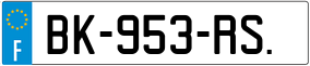 Truck License Plate