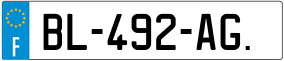 Truck License Plate