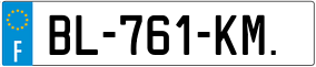 Truck License Plate