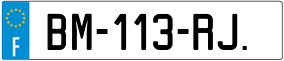 Truck License Plate
