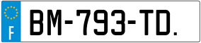 Truck License Plate