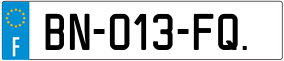 Truck License Plate