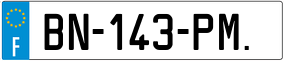 Truck License Plate