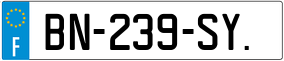 Truck License Plate