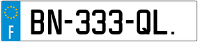 Truck License Plate