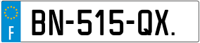 Truck License Plate