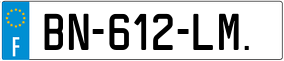 Truck License Plate