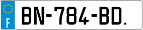 Truck License Plate