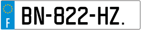 Truck License Plate