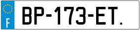 Truck License Plate