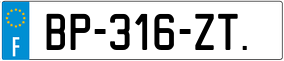Truck License Plate