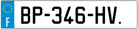 Truck License Plate