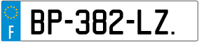 Truck License Plate