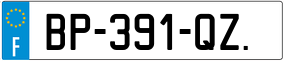 Truck License Plate