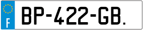 Truck License Plate