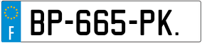 Truck License Plate