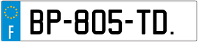 Truck License Plate