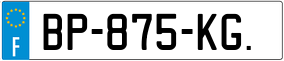 Truck License Plate