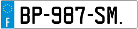 Truck License Plate