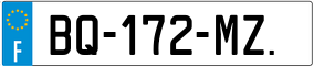 Truck License Plate
