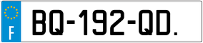 Truck License Plate
