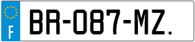 Truck License Plate