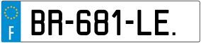 Truck License Plate