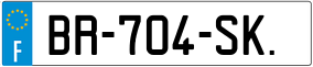 Truck License Plate