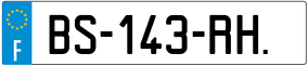 Truck License Plate
