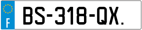 Truck License Plate