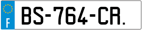 Truck License Plate