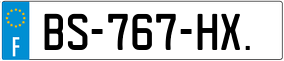Truck License Plate