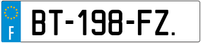 Truck License Plate