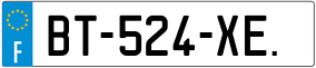 Truck License Plate