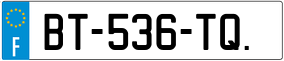 Truck License Plate