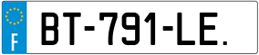 Truck License Plate