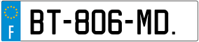 Truck License Plate