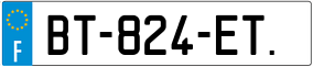 Truck License Plate