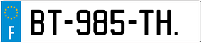 Truck License Plate
