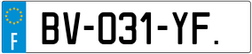 Truck License Plate