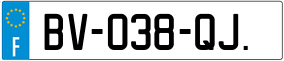Truck License Plate