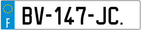 Truck License Plate
