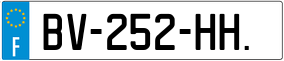 Truck License Plate