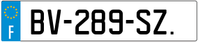 Truck License Plate