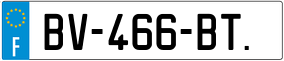 Truck License Plate