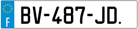 Truck License Plate