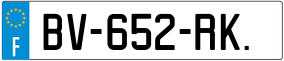 Truck License Plate