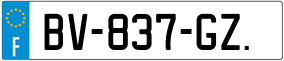 Truck License Plate