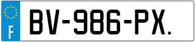 Truck License Plate